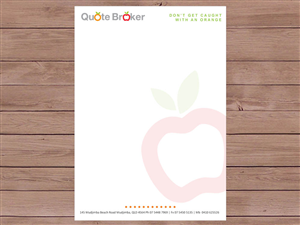 Letterhead Design by Priyo Subarkah for quote broker | Design: #427989