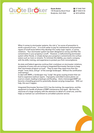 Letterhead Design by Atvento Graphics for quote broker | Design: #430380