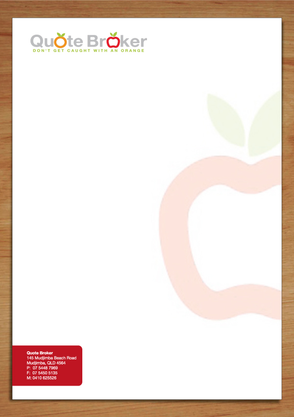 Briefkopf-Design von Vonny Setiawan für quote broker | Design #429075