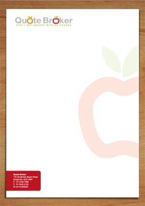 Letterhead Design by Vonny Setiawan for quote broker | Design: #429075