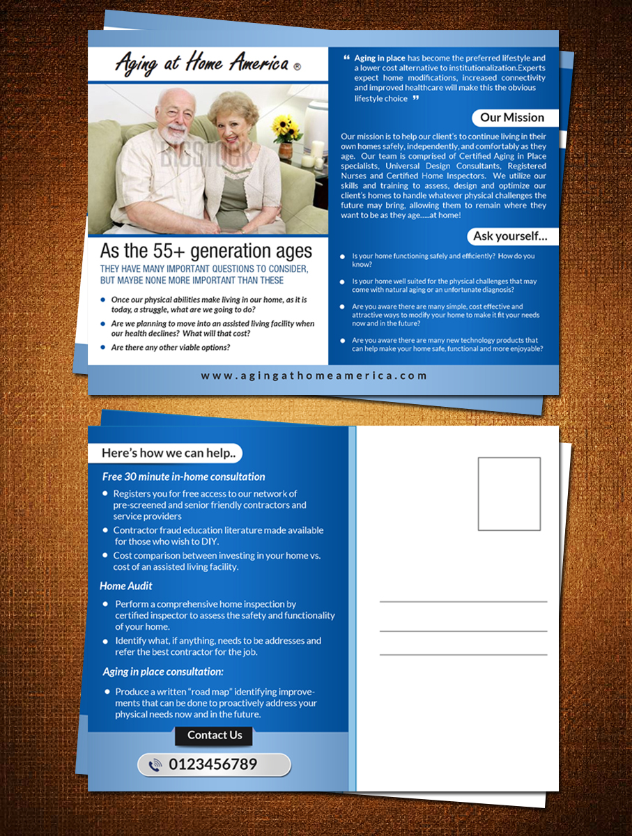 Postkarten-Design von debdesign für dieses Projekt | Design #9742133