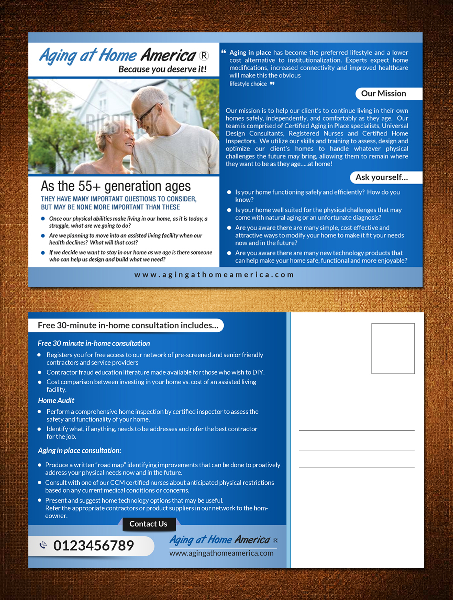 Postkarten-Design von debdesign für dieses Projekt | Design #9789706