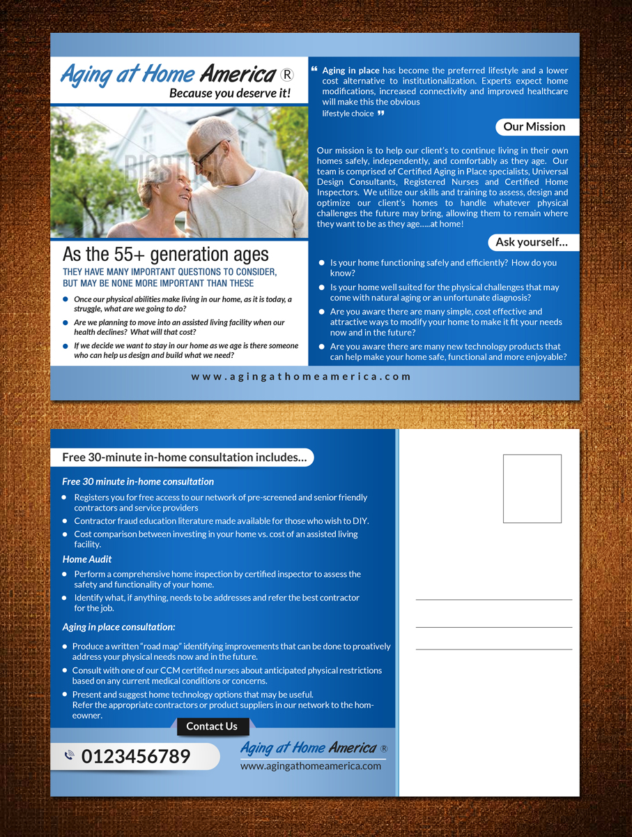 Postcard Design by debdesign for this project | Design #9793454