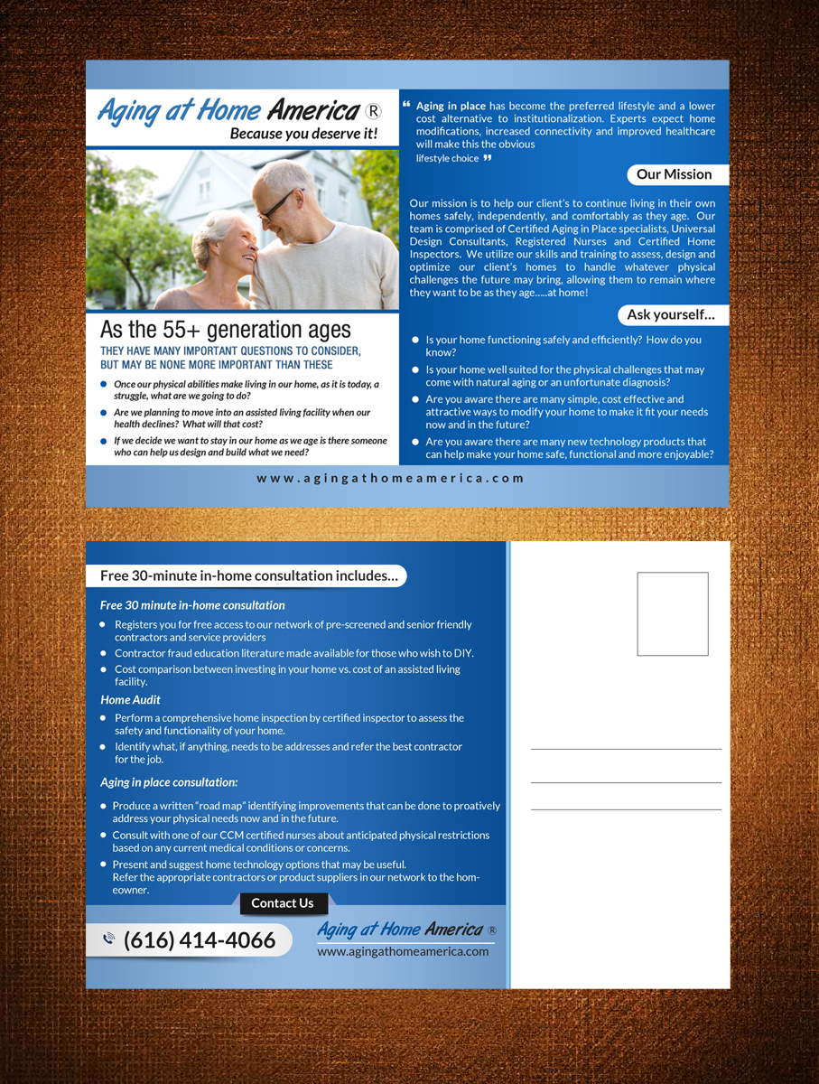 Postcard Design by debdesign for this project | Design #9840521