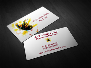 Pallative Care ACT Inc | Business Card Design by Cyanide Design