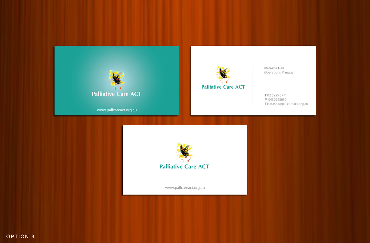 Business Card Design by DesPak for Palliative Care ACT | Design #2104861