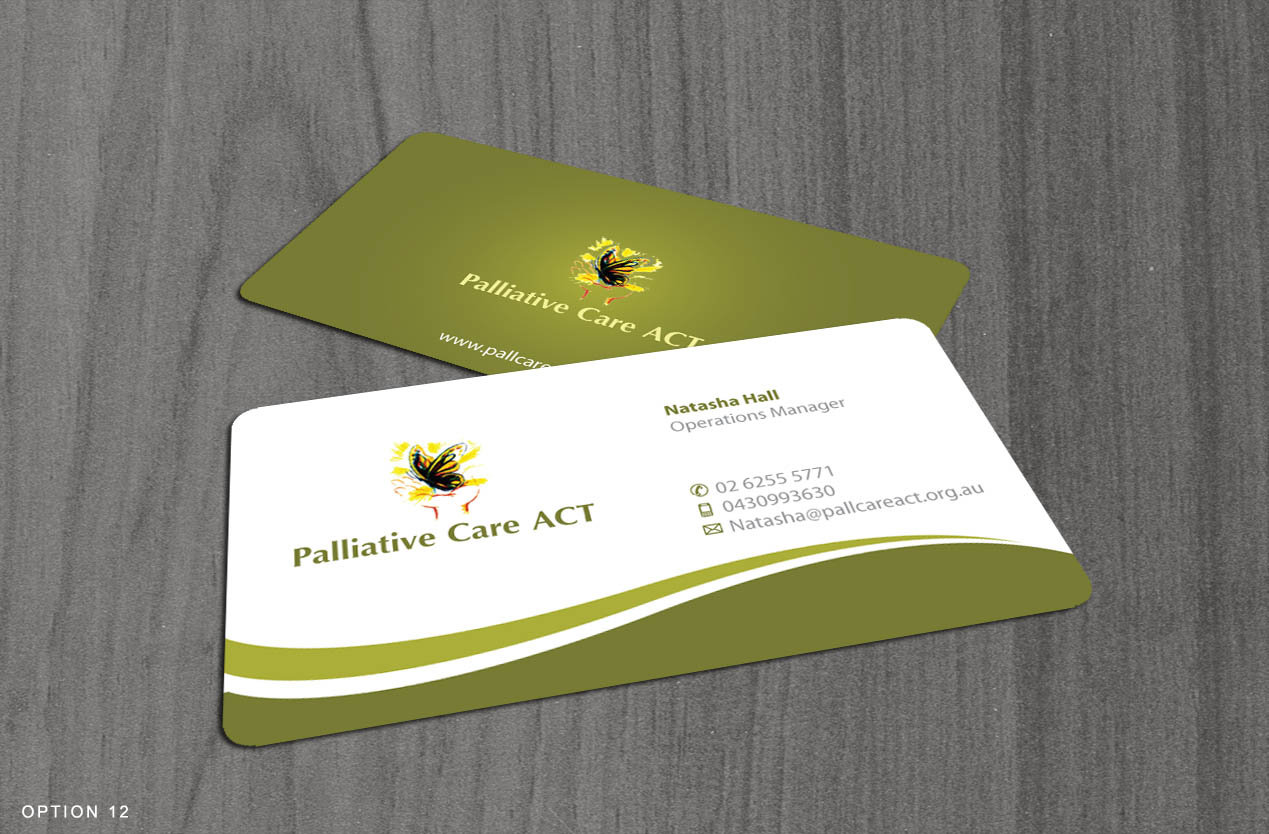 Business Card Design by DesPak for Palliative Care ACT | Design #2110077