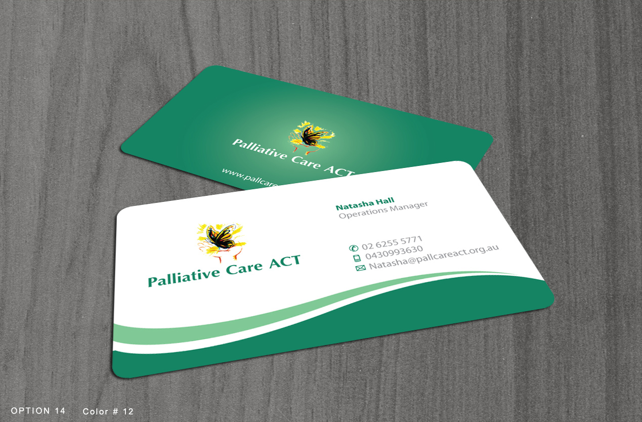 Business Card Design by DesPak for Palliative Care ACT | Design #2125799