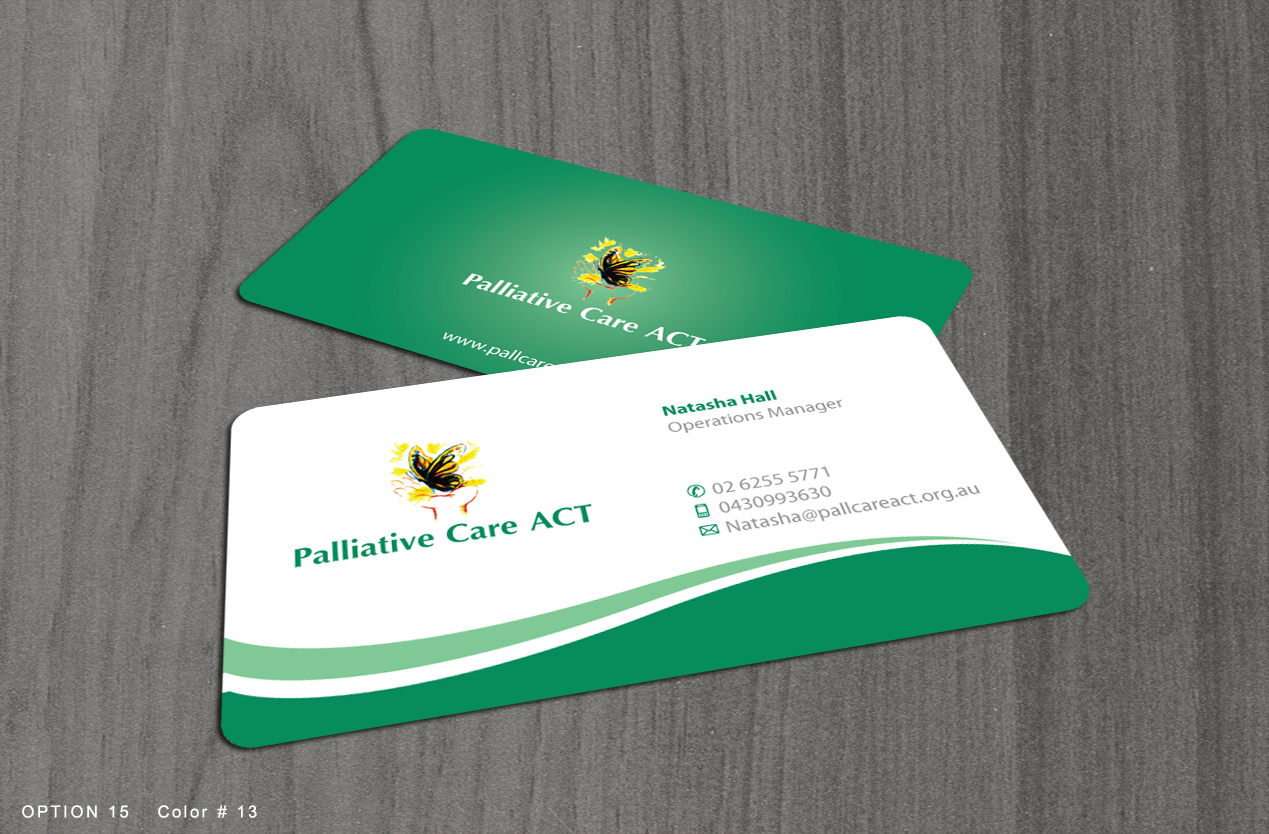 Business Card Design by DesPak for Palliative Care ACT | Design #2125803