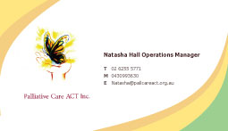 Design de Carte de Visite par SteveC pour Palliative Care ACT | Design #2107539