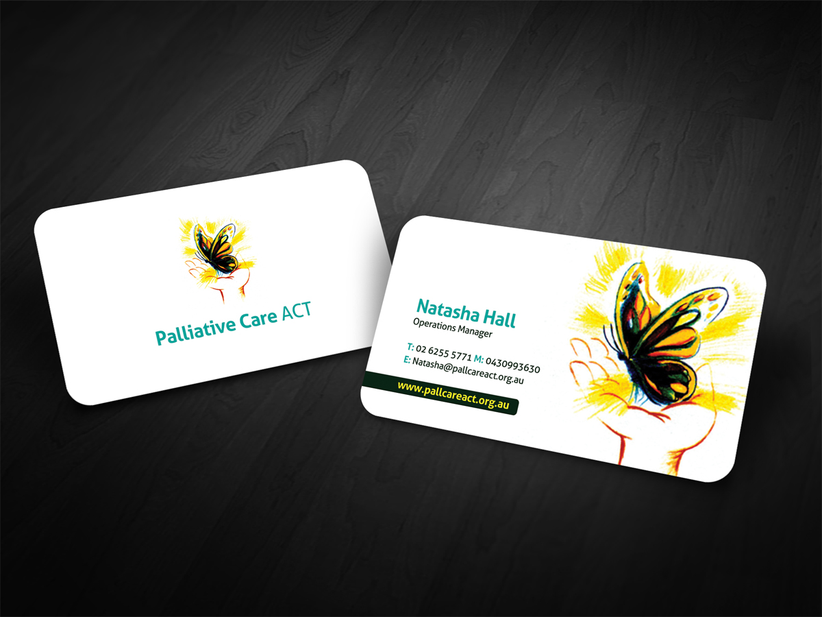 Business Card Design by diRtY.EMM for Palliative Care ACT | Design #2117802