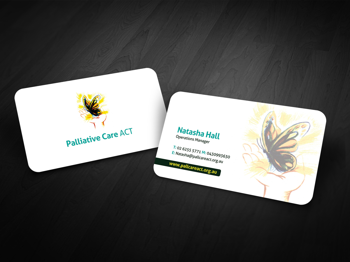 Business Card Design by diRtY.EMM for Palliative Care ACT | Design #2117804