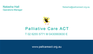 Visitenkarten-Design von rafzin für Palliative Care ACT | Design #2106733