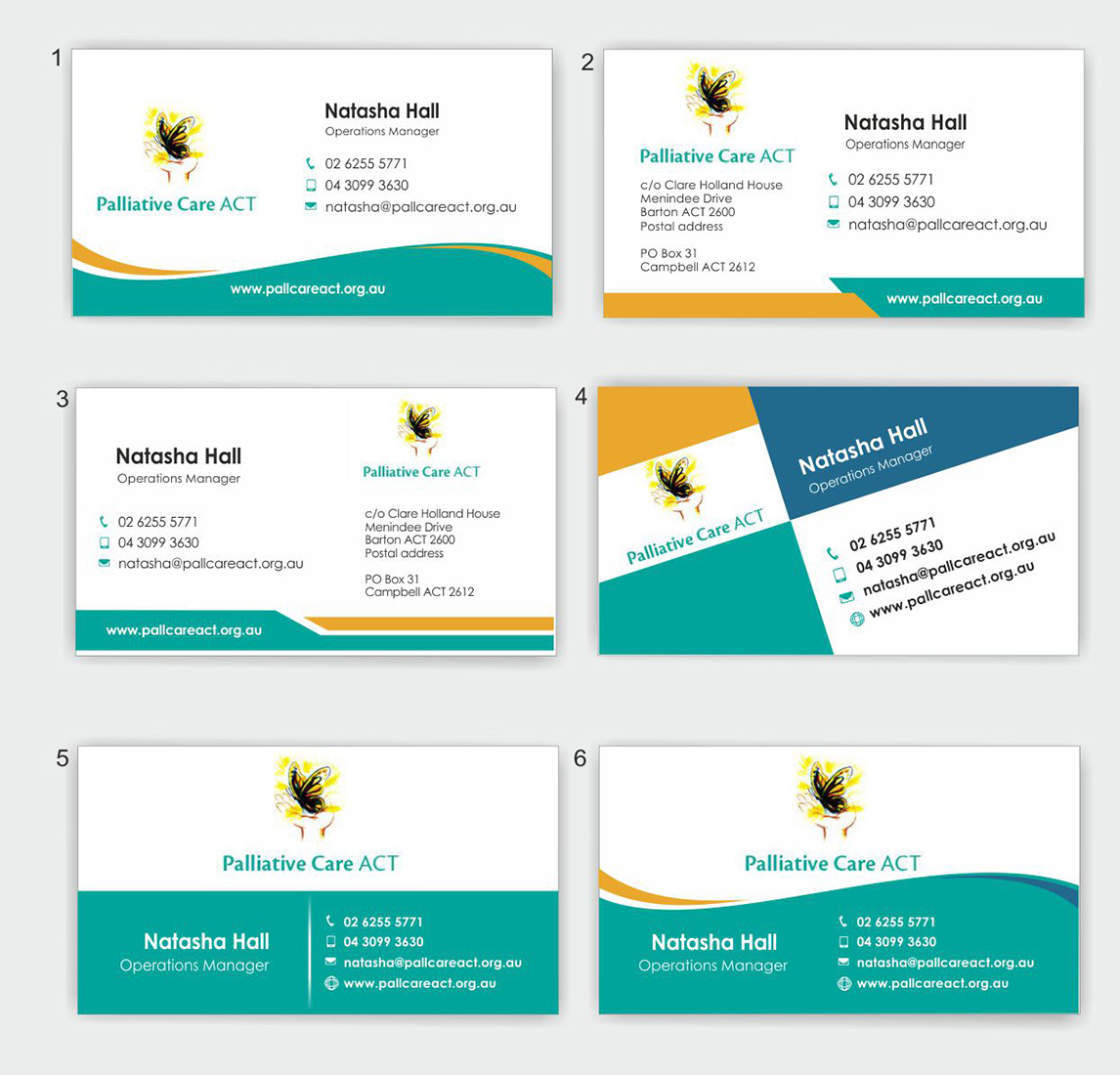 Business Card Design by IneseRo for Palliative Care ACT | Design #2097456