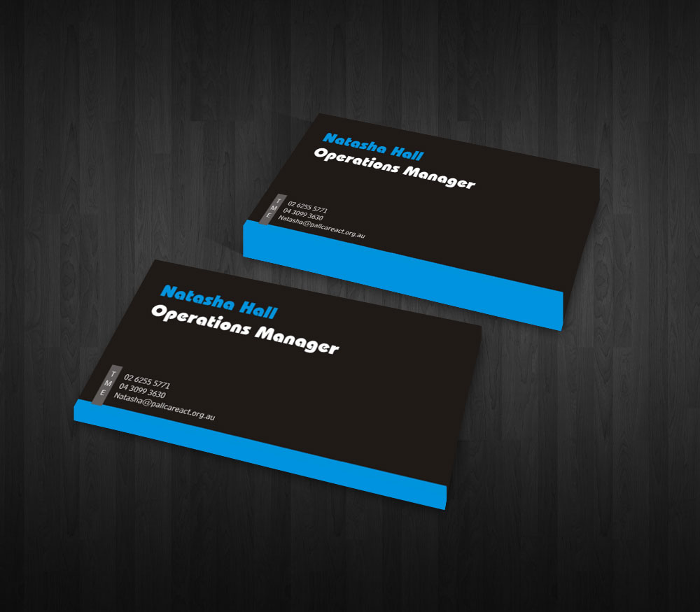 Business Card Design by Anil for Palliative Care ACT | Design #2121258