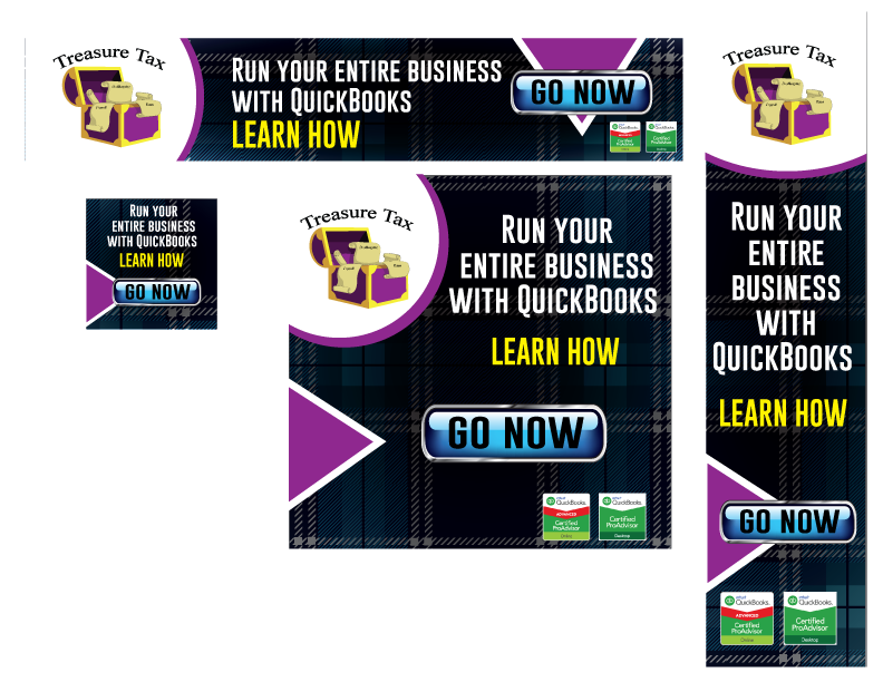 Banner Ad Design by TedAtkinson for Treasure Tax, LLC | Design #9703240