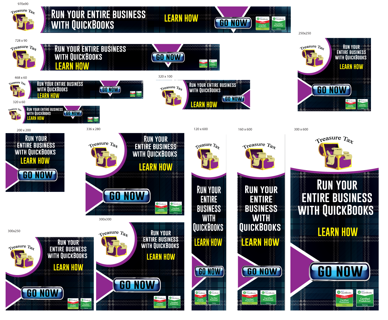 Banner Ad Design by TedAtkinson for Treasure Tax, LLC | Design: #9739974
