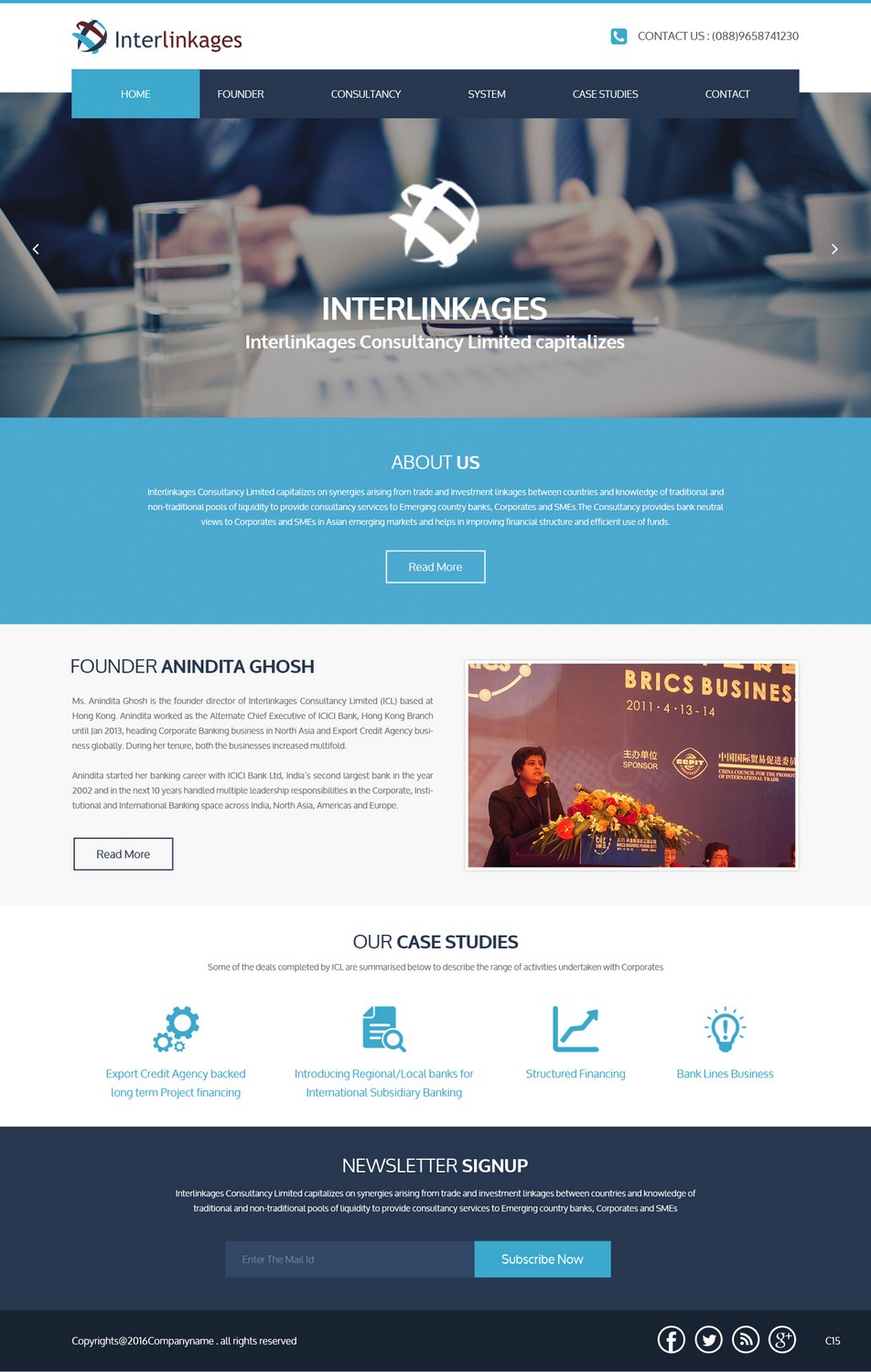 Diseño Web por pb para Interlinkages Consultancy Limited | Diseño #9698152