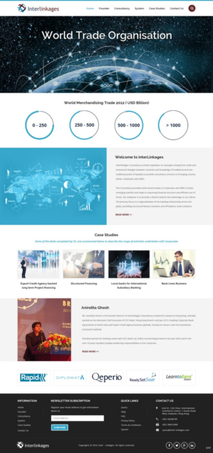 Web-Design von pb für Interlinkages Consultancy Limited | Design: #9698157