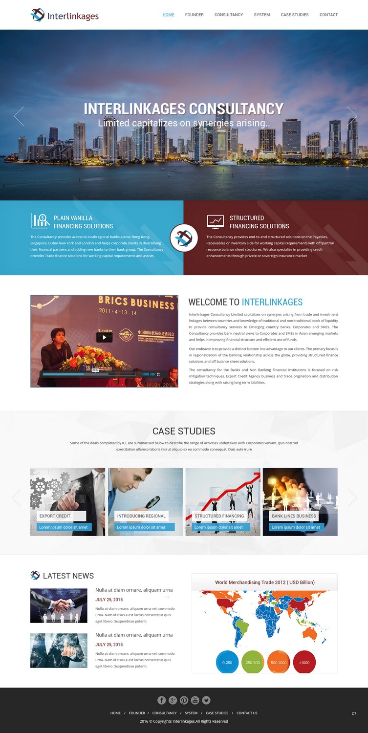 Web-Design von pb für Interlinkages Consultancy Limited | Design #9698166