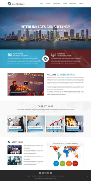 Web-Design von pb für Interlinkages Consultancy Limited | Design: #9698166