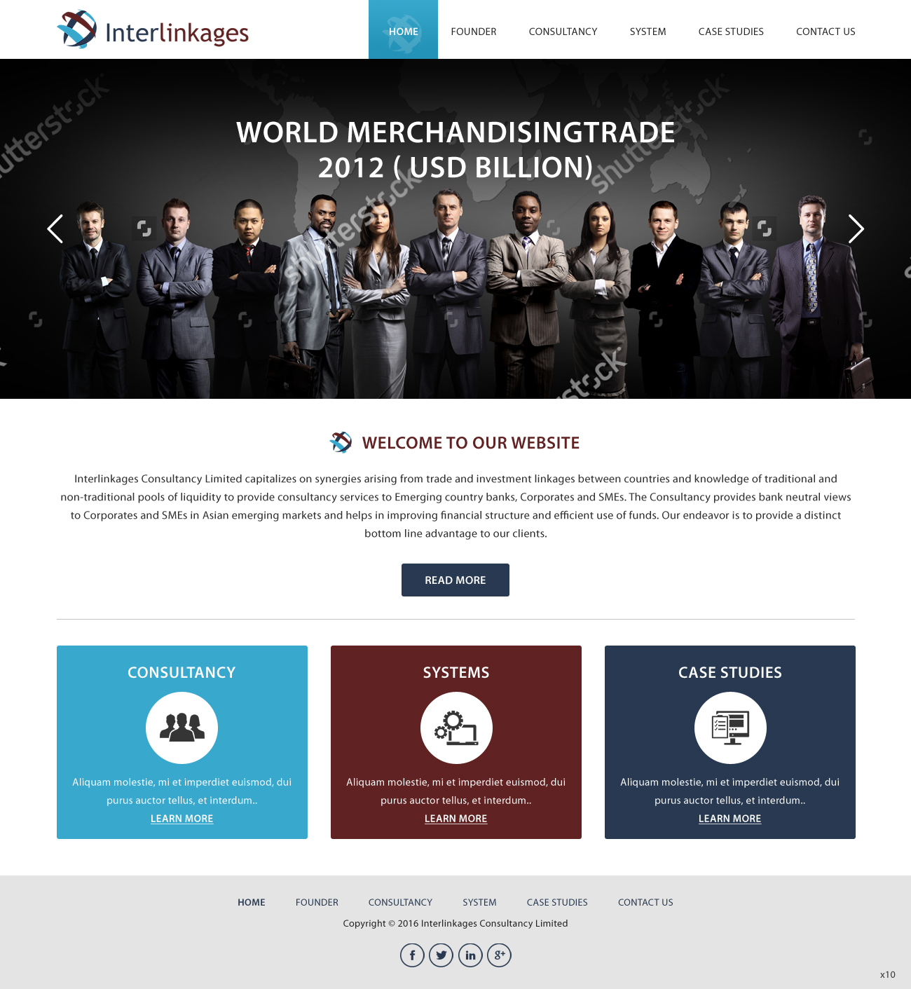 Diseño Web por pb para Interlinkages Consultancy Limited | Diseño #9708685