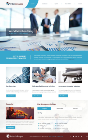 Web-Design von pb für Interlinkages Consultancy Limited | Design: #9717528