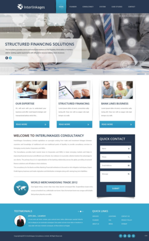 Web-Design von pb für Interlinkages Consultancy Limited | Design: #9717531