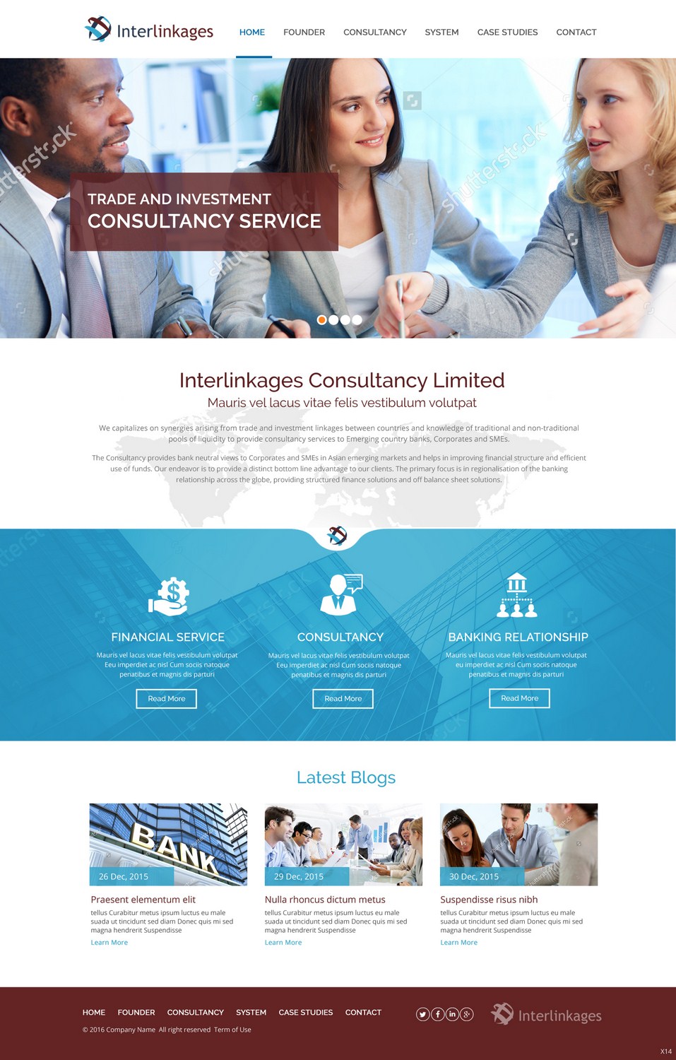 Diseño Web por pb para Interlinkages Consultancy Limited | Diseño #9717534