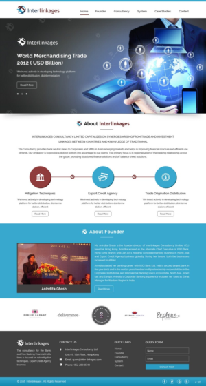 Web-Design von pb für Interlinkages Consultancy Limited | Design: #9717542