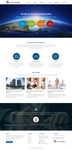 Web-Design von pb für Interlinkages Consultancy Limited | Design: #9717544