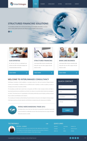 Web-Design von pb für Interlinkages Consultancy Limited | Design: #9717545