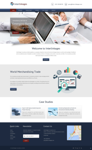 Web-Design von pb für Interlinkages Consultancy Limited | Design: #9717553