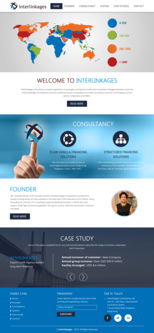 Web-Design von rightway für Interlinkages Consultancy Limited | Design: #9695790