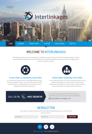 Web-Design von rightway für Interlinkages Consultancy Limited | Design: #9695802