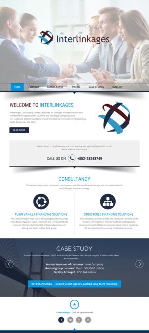 Web Design by rightway for Interlinkages Consultancy Limited | Design: #9695808