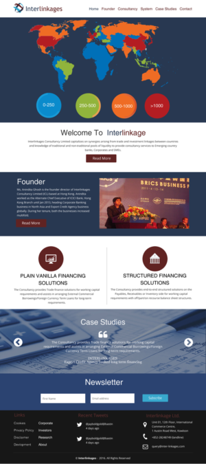 Web-Design von rightway für Interlinkages Consultancy Limited | Design: #9695922
