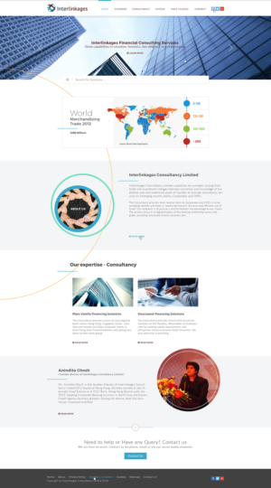 Web Design by Ved Web Services for Interlinkages Consultancy Limited | Design #9706896