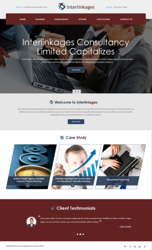 Web Design by Creations Box 2015 for Interlinkages Consultancy Limited | Design: #9701473