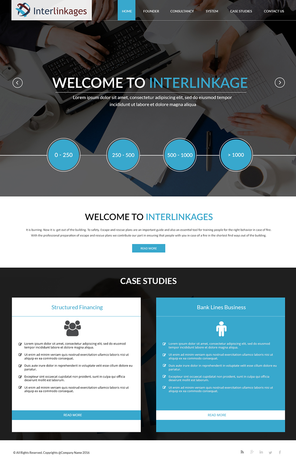 Web-Design von Creations Box 2015 für Interlinkages Consultancy Limited | Design #9701475