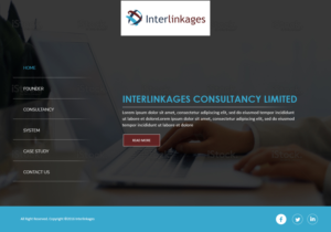 Web-Design von Creations Box 2015 für Interlinkages Consultancy Limited | Design: #9701478