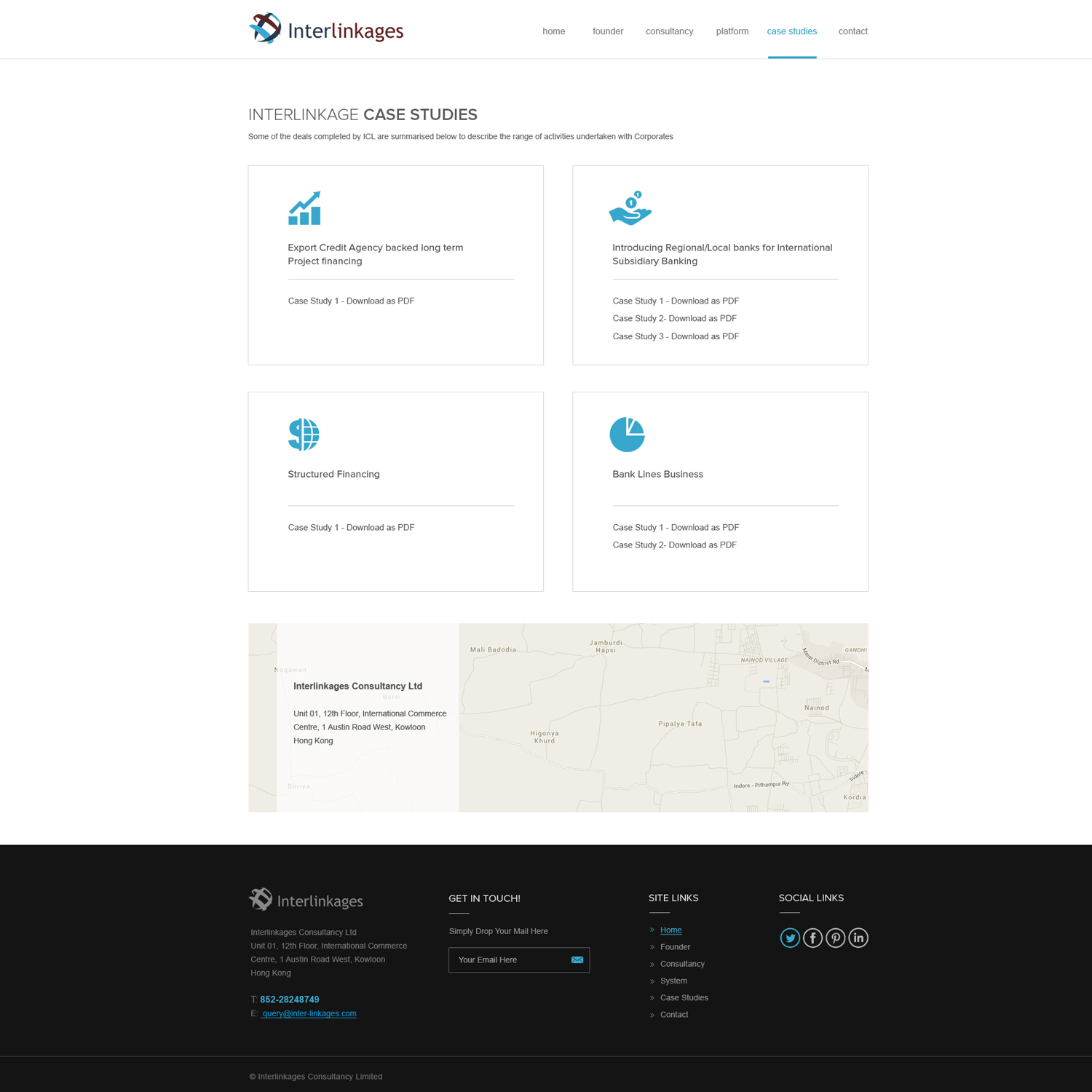 Web Design by Vikram M for Interlinkages Consultancy Limited | Design #10119541