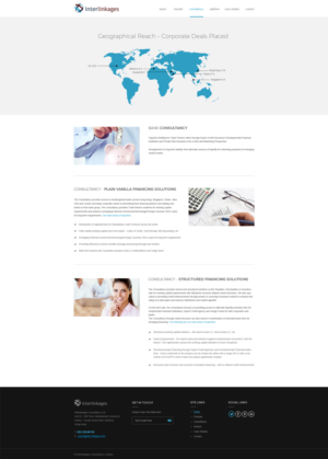 Web Design by Vikram M for Interlinkages Consultancy Limited | Design: #10119545
