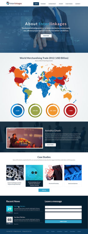 Web-Design von Dom-dom für Interlinkages Consultancy Limited | Design: #9802456