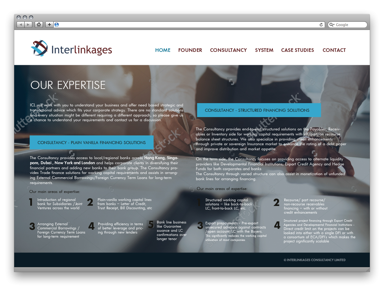 Diseño Web por une.vanille para Interlinkages Consultancy Limited | Diseño #9812302