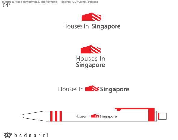 Logo Design by bednarri for Houses In Singapore | Design #17722