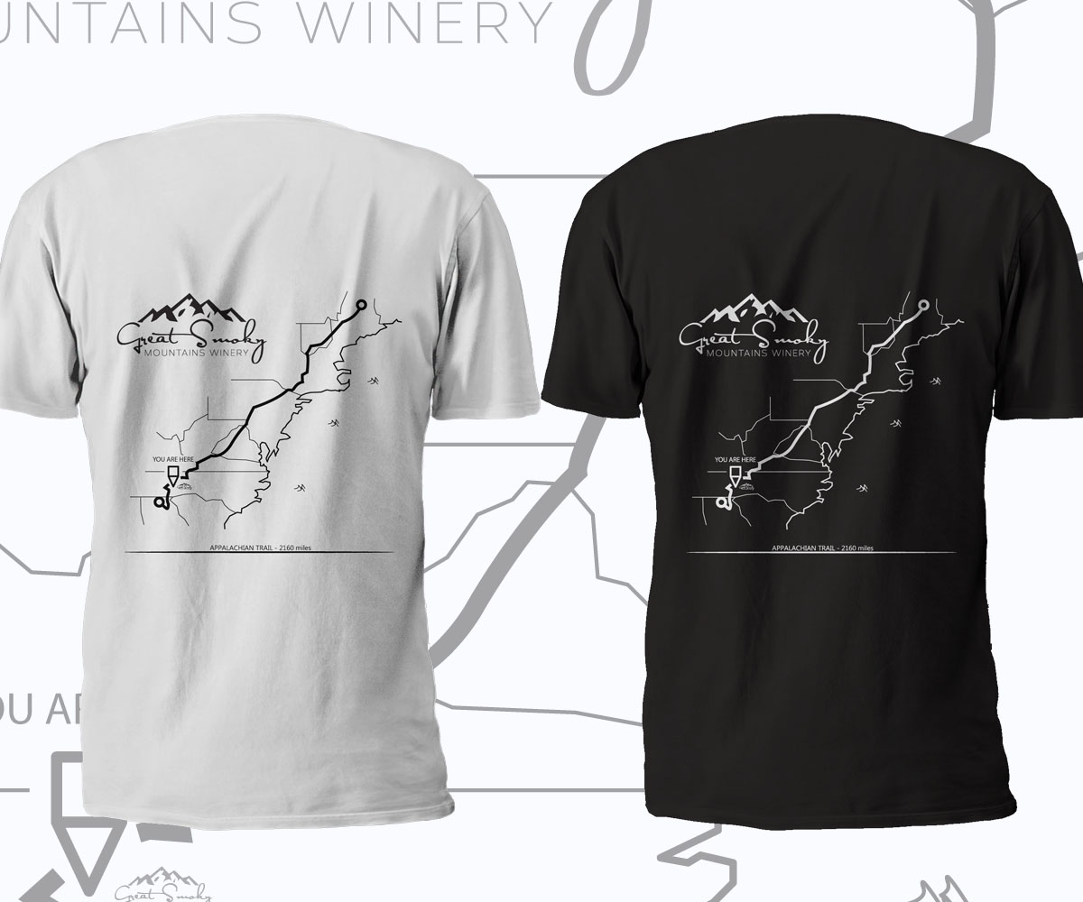 T-shirt Design by picksyam for Great Smoky Mountains Winery | Design #9776402