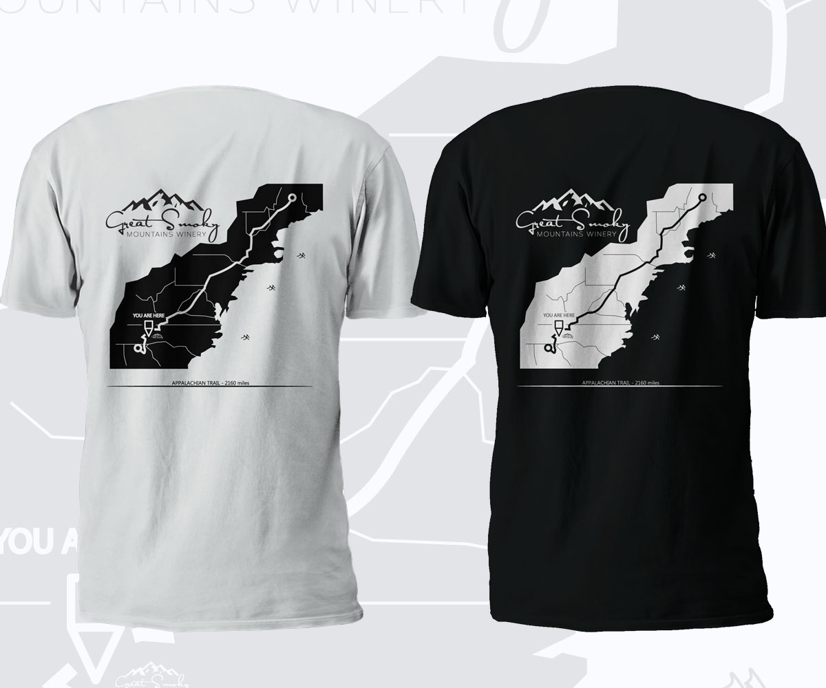 T-shirt Design by picksyam for Great Smoky Mountains Winery | Design #9798847