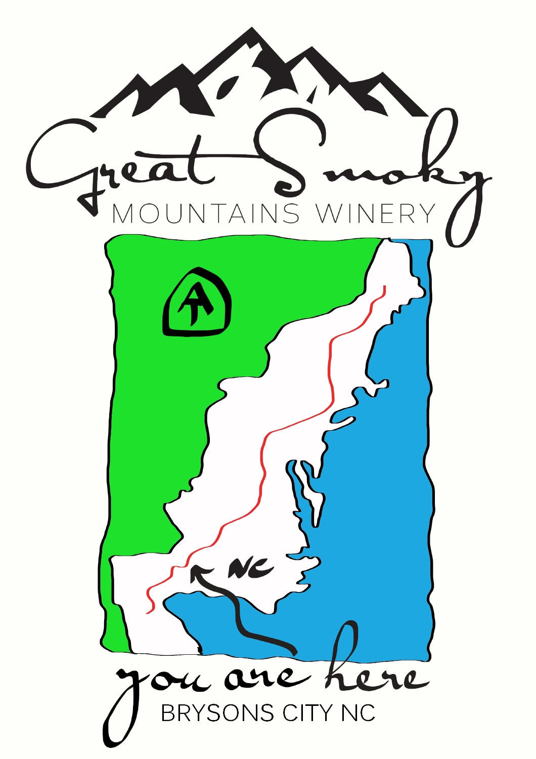 Diseño de Camiseta por Integrated | Design and Planning para Great Smoky Mountains Winery | Diseño #9788689