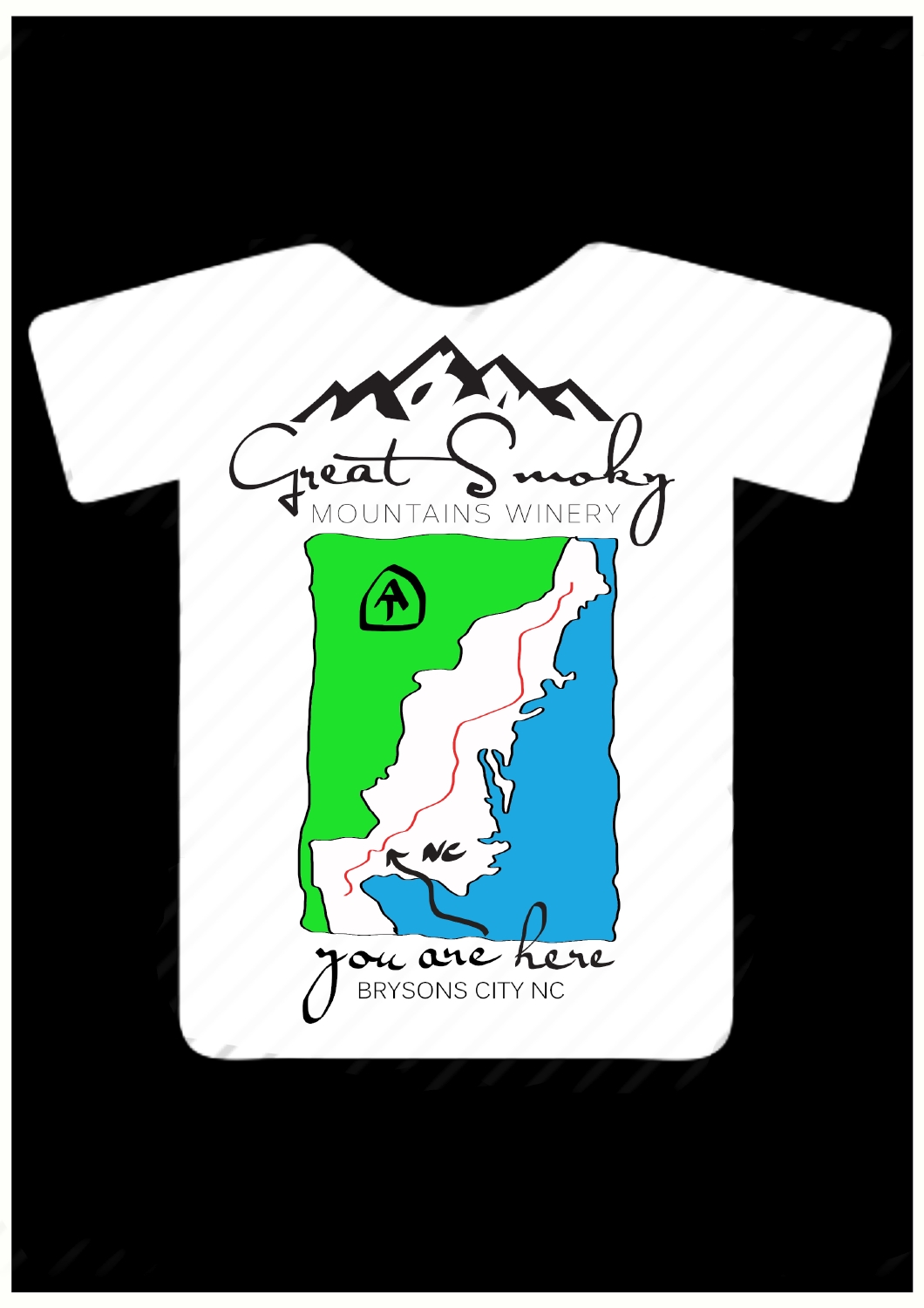 Diseño de Camiseta por Integrated | Design and Planning para Great Smoky Mountains Winery | Diseño #9788969